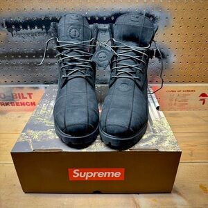 Timberland Supreme Black Men's patchwork Lace-Up Boots